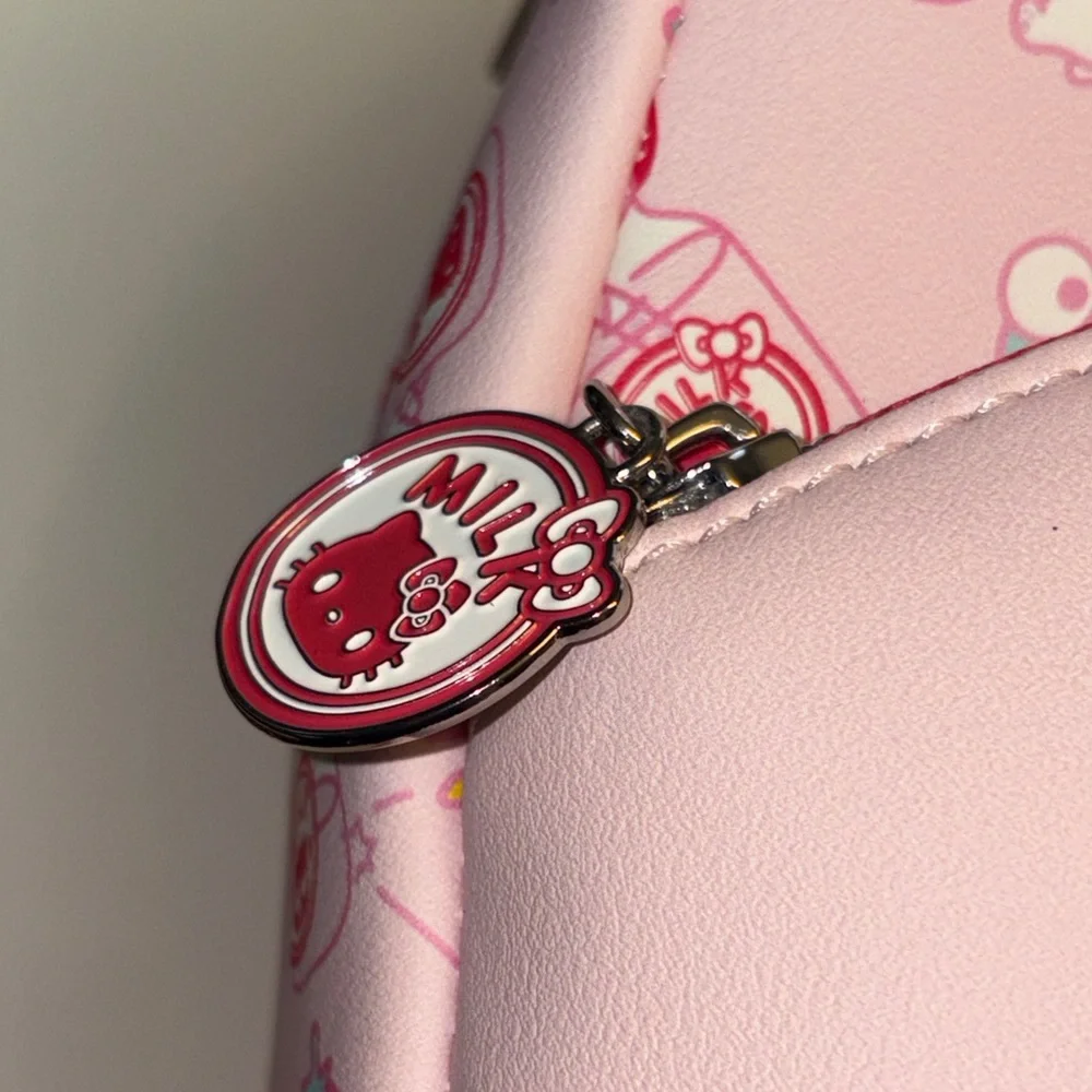 NWT Loungefly Sanrio Hello Kitty Strawberry Milk Mini Backpack